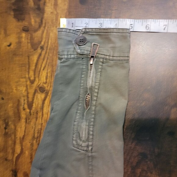 Vtg Outpost Makers Utility Military Jacket M Vtg Grunge Wash 90's Y2K Ripped - Picture 15 of 15